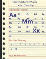 Upper & Lower Case Letter Tracing: Practice pen control, line tracing and coloring. B08924HV7W Book Cover