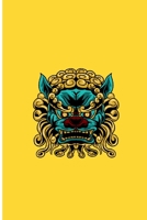 Japanese: Amazing Oni Mask Monster Perfect Gift Lined Notebook/Journal (6"x9") 1699846642 Book Cover