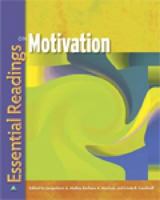Essential Readings on Motivation 0872078108 Book Cover