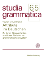 Attribute Im Deutschen 3050043253 Book Cover