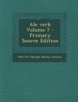 Ale verk Volume 7 1149265787 Book Cover