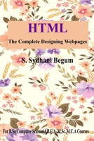 HTML: The Basics of Designing Webpages B08LJQ5L8B Book Cover