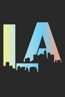 La: Notebook A5 Size, 6x9 inches, 120 lined Pages, Los Angeles LA California USA 1696896002 Book Cover