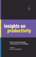 Insights on Productivity 0975868020 Book Cover
