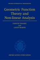 Geometric Function Theory and Non-linear Analysis 0198509294 Book Cover