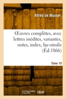 OEuvres complètes. Tome 10 2329920369 Book Cover