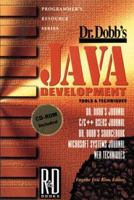 Dr. Dobb's Java Development Tools and Techniques [With *] 0879304995 Book Cover