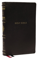 NKJV, Personal Size Reference Bible, Sovereign Collection, Genuine Leather, Black, Red Letter, Thumb Indexed, Comfort Print: Holy Bible, New King James Version 0785265457 Book Cover