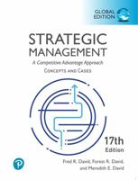 Strategic Management: A Competitive Advantage Approach, Conceptsand Cases, Global Edition 1292441402 Book Cover