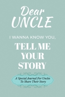 Dear Uncle Guided Journal For Memory Keepsake, I Wanna Know You, Tell Me Your Life Story: A Special Journal For Uncles To Share Their Story B0DSDMRKCD Book Cover