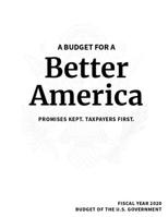 Budget of the United States Government: Fiscal Year 2020 109030000X Book Cover