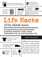 Life Hacks: Any Procedure or Action That Solves a Problem, Simplifies a Task, Reduces Frustration, Etc. in One's Everyday Life 1440582858 Book Cover