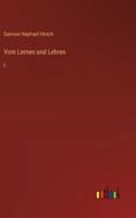 Vom Lernen und Lehren: I. 3563193223 Book Cover
