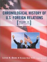 Chronological History of U.S. Foreign Relations 041593916X Book Cover