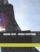 Agenda 2020 - FRENCH EVERYTHING: Agenda en fran�ais Journal par semaine FRENCH EVERYTHING France 1655652125 Book Cover