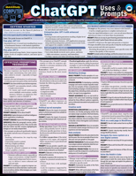 ChatGPT Uses & Prompts: A Quickstudy Laminated Reference Guide 142325113X Book Cover