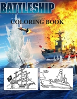 Battleship Coloring Book: Military coloring book for adults and kids null Book Cover