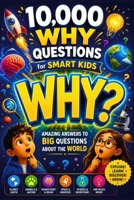 10000 Whys Questions for Kids: Amazing Answers to Big Questions About the World, Science, Space, Animals, and the Human Body B0H1SQG7DF Book Cover