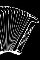 Notizbuch: A5 Block liniert - 120 Seiten Linien Notizbuch - Akkordeon Design passend als Geschenk f�r Akkordeon Musiker und Musikanten! 1691047171 Book Cover