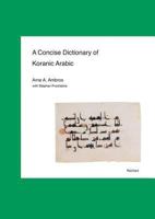 A Concise Dictionary of Koranic Arabic 3895004006 Book Cover