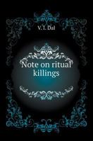 Note on ritual killings 5519599297 Book Cover