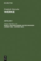 Werke, Kristische Gesamtausgabe: Abteilung 1/Band 3: Nachgelassene Aufzeichnungen (Herbst 1862 - Sommer 1864) 3110185849 Book Cover