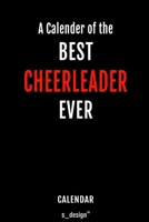 Calendar for Cheerleaders / Cheerleader: Everlasting Calendar / Diary / Journal (365 Days / 3 Days per Page) for notes, journal writing, event planner, quotes & personal memories 1702175006 Book Cover