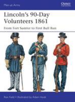 Lincoln's 90-Day Volunteers 1861: From Fort Sumter to First Bull Run 178096918X Book Cover