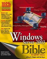 Windows Server 2003 Bible 0471754803 Book Cover