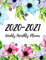 2020-2021 Calendar Weekly And Monthly Planner: Two Year 24 Month Jan 2020 - Dec 2021 Planner W/ To Do List Academic Schedule Agenda Logbook Or Student & Teacher Organizer Journal Notebook Appointment 1698639988 Book Cover