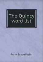 The Quincy Word List B0062ME1J6 Book Cover