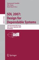 Sdl 2007: Design for Dependable Systems 3540749837 Book Cover