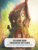 Coloring Book Enchanted Cottages: Color Your Way Through The Magic Of Fairy Homes B0C5KT2NCH Book Cover