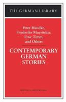 Contemporary German Stories (German Library) 0826409695 Book Cover