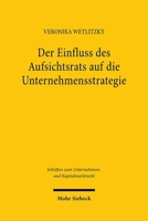 Der Einfluss Des Aufsichtsrats Auf Die Unternehmensstrategie 3161636635 Book Cover