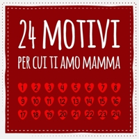 24 motivi per cui ti amo mamma: Libro d'amore da compilare e regalare, regalo per la madre 1712814788 Book Cover