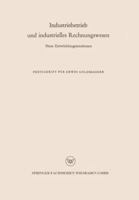 Industriebetrieb Und Industrielles Rechnungswesen: Neue Entwicklungstendenz 3663006700 Book Cover