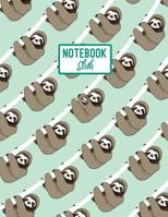 Sloth Notebook: Sloths Lover Gift: Lined Journal, 102 Pages 1093941502 Book Cover