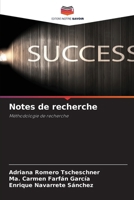 Notes de recherche (French Edition) 6209814425 Book Cover