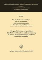 Beitrag Zur Bestimmung Der Spezifischen Oberflache Von Glaspulvern Und Deren Beziehung Zu Den Aus Der Korngrossenanalyse Ermittelten Statistischen Parametern 3663062023 Book Cover