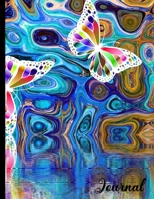 Journal: Arts Class College Ruled Composition Notebook For Kids Teens and Adults - Beautiful Butterfly Cover Creative Stories and Handwriting Diary (Butterflies on a Cute Journal) 1696351774 Book Cover