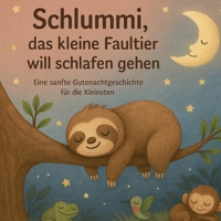Schlummi, das kleine Faultier will schlafen gehen: Einschlafgeschichte für Kleinkinder und Babys – das perfekte Gutenachtbuch zum Vorlesen und ... für die Kleinsten ab 1Jahr (German Edition) B0G2SY11JP Book Cover