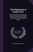 The Beginning of Gospel Story 0530353970 Book Cover