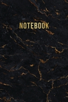 Notebook: Elegant Black Marble with Gold Lettering - Marble & Gold Journal | 100 dotted Pages | 6 x 9 Size (Marble and Gold Collection - Journal, Notebook, Diary, Composition Book) 1677873876 Book Cover