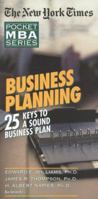 Business Planning: The New York Times Pocket MBA Series (New York Times Pocket Mba Series) 0867307757 Book Cover