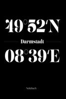 Darmstadt Notizbuch: Dotgrid Notizblock mit den Koordinaten deiner Stadt! 1700690779 Book Cover