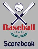 Baseball Scorebook: 100 Basic Scorecards For Baseball (8.5 x 11) 1095134183 Book Cover