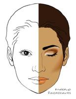 Makeup Facecharts: Charlotte Edition 1544055463 Book Cover