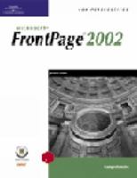 New Perspectives on Microsoft FrontPage 2002, Comprehensive 0619044640 Book Cover