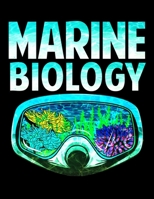 Marine Biology: Awesome Marine Biology Underwater Biologist Blank Sketchbook to Draw and Paint (110 Empty Pages, 8.5 x 11) 1712981145 Book Cover